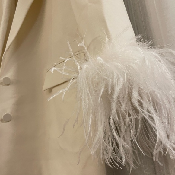 Designer brand- Giuseppe di morabito feather wool blazer(NEW) - Picture 7 of 13